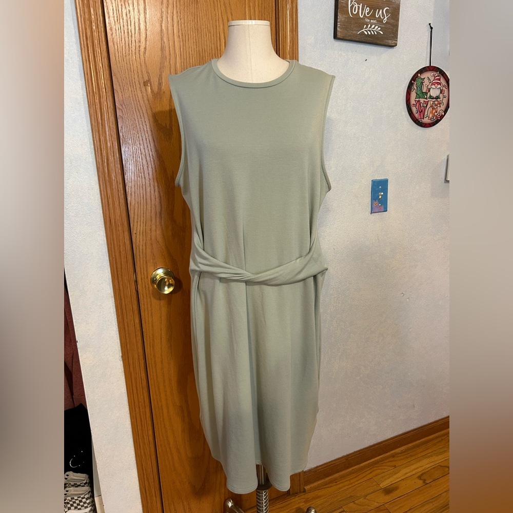 Express Light Green Dress- Size XL